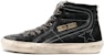 (W) Golden Goose Slide High-Top 'Black Essentials' - Hitam Asas Мужак Tinggi GWF00115.F004146.90179