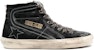 (W) Golden Goose Slide High-Top 'Black Essentials' - Hitam Asas Мужак Tinggi GWF00115.F004146.90179