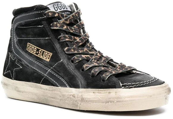(W) Golden Goose Slide High-Top 'Black Essentials' - Hitam Asas Мужак Tinggi GWF00115.F004146.90179 Lookbook (W) Golden Goose Slide High-Top 'Black Essentials' - Hitam Asas Мужак Tinggi GWF00115.F004146.90179