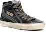Lookbook (W) Golden Goose Slide High-Top 'Black Essentials' - Hitam Asas Мужак Tinggi GWF00115.F004146.90179