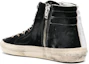 Shop (W) Golden Goose Slide High-Top 'Black Essentials' - Hitam Asas Мужак Tinggi GWF00115.F004146.90179
