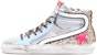 (W) Golden Goose Slide Tinggi 'Perak Usang' GWF00116.F001481.81110