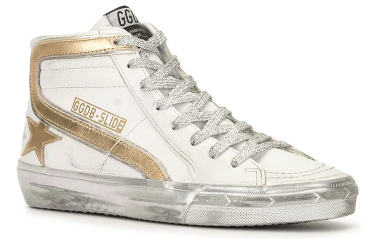 Order (W) Golden Goose Slide Tinggi 'Putih' GWF00115.F001044.10380