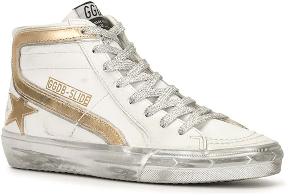 (W) Golden Goose Slide Tinggi 'Putih' GWF00115.F001044.10380 Order (W) Golden Goose Slide Tinggi 'Putih' GWF00115.F001044.10380