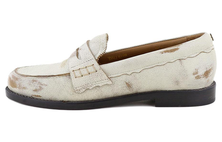 (W) Golden Goose Sneakers 'White Leather Low-Top'