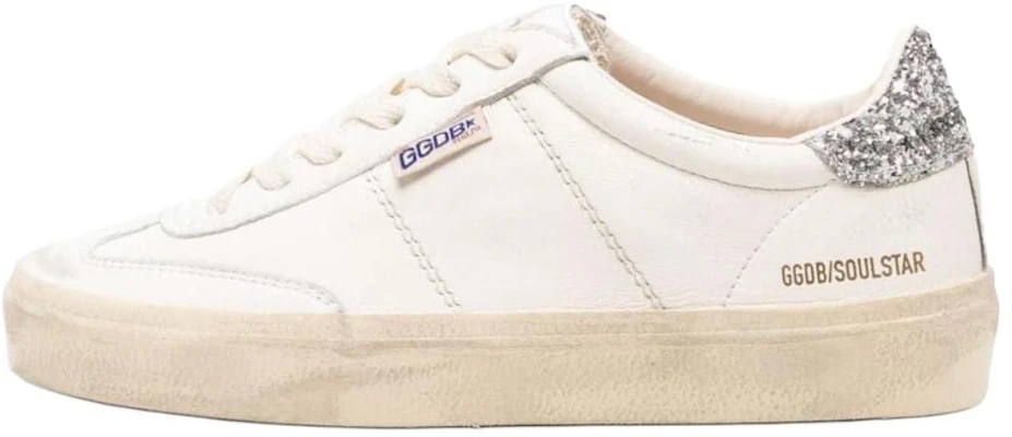 (Women) Golden Goose Soul Star White Low-Top Leather Sneakers GWF00464.F005053.80185 Buy (Women) Golden Goose Soul Star White Low-Top Leather Sneakers GWF00464.F005053.80185