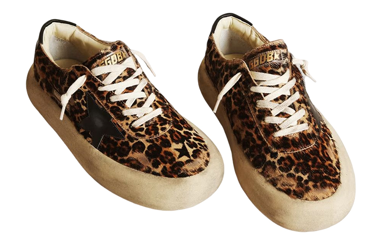 Order (W) Golden Goose Space-Star '黑棕豹纹破旧' GWF00378.F003305.81472