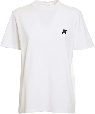 (Women) Golden Goose SS22 Logo Print White Crewneck Short Sleeve T-Shirt Women GWP00880P00059310364 Buy (Women) Golden Goose SS22 Logo Print White Crewneck Short Sleeve T-Shirt Women GWP00880P00059310364
