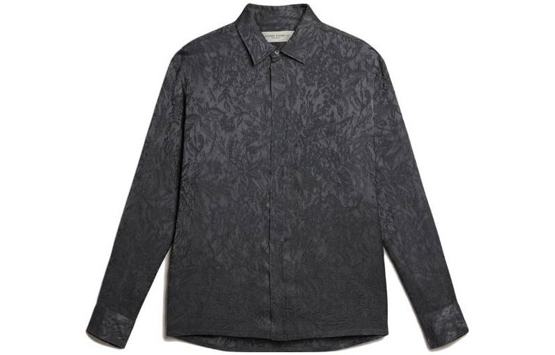 (Women) Golden Goose SS23 All-Over Print Single-Breasted Shirt Women Dark Blue GWP00820P00117750363