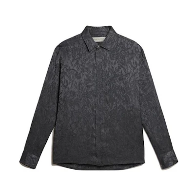 (Women) Golden Goose SS23 All-Over Print Single-Breasted Shirt Women Dark Blue GWP00820P00117750363