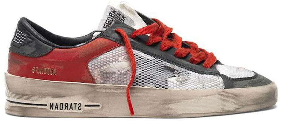 (W) Golden Goose Stardan ''Zwart Rood Versleten'' G35WS959.C5 Order (W) Golden Goose Stardan ''Zwart Rood Versleten'' G35WS959.C5