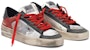 (W) Golden Goose Stardan 'Hitam Merah Lusuh' G35WS959.C5