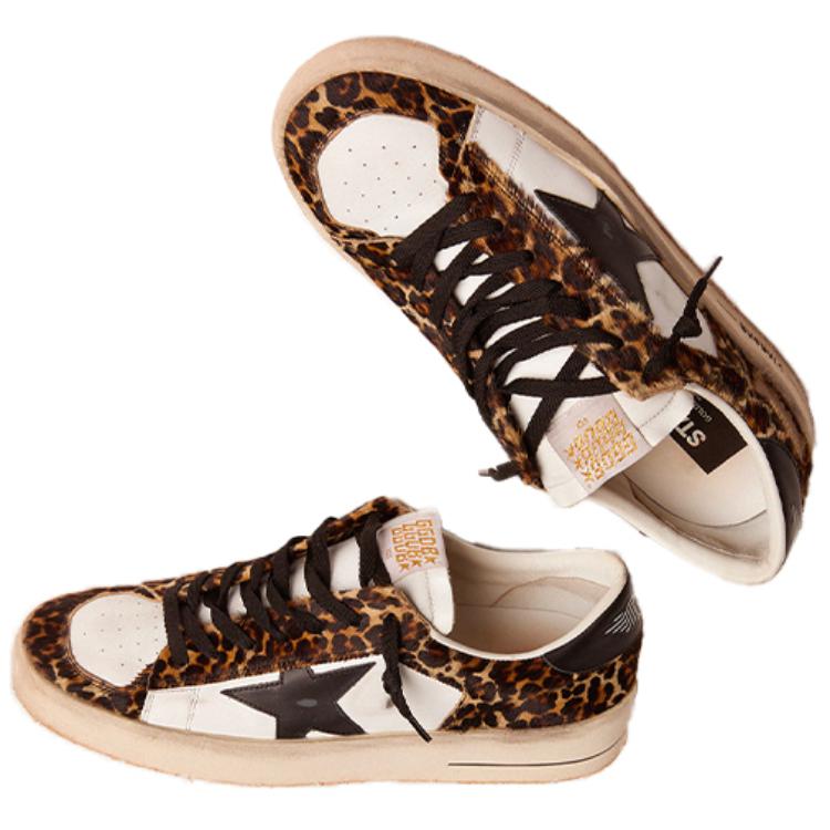 Lookbook (W) Golden Goose Stardan ''Étoile Usée Léopard Marron'' GWF00128.F002188.80302