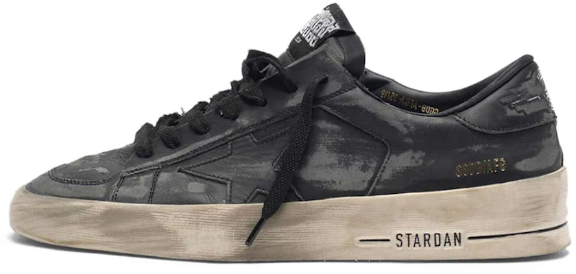 (W) Golden Goose Stardan ''Versleten Zwart Leer'' G35WS959.E3 Buy (W) Golden Goose Stardan ''Versleten Zwart Leer'' G35WS959.E3
