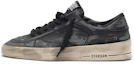 Buy (W) Golden Goose Stardan ''Versleten Zwart Leer'' G35WS959.E3