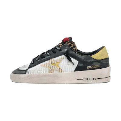 (W) Golden Goose Stardan 'Distressed Black White'