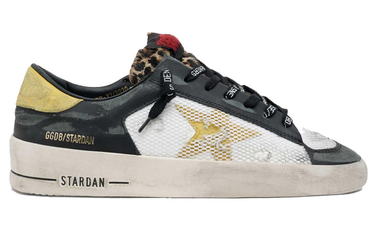 Order (W) Golden Goose Stardan 'Hitam Putih Usang' GWF00128.F000562.80469