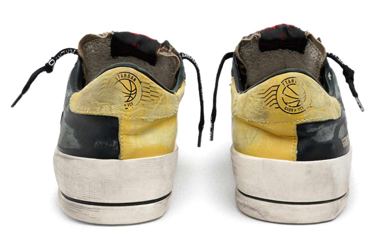 Shop (Women) Golden Goose Stardan 'Distressed Black White' GWF00128.F000562.80469
