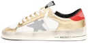 Buy (W) Golden Goose Stardan 'Putih Emas Distressed' GWF00128.F000910.80674