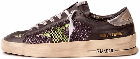 (Women) Golden Goose Stardan 'Fluorescent Yellow Star Black' GWF00128.F000902.80672 (Women) Golden Goose Stardan 'Fluorescent Yellow Star Black' GWF00128.F000902.80672