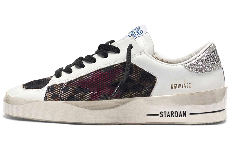 (Women) Golden Goose Stardan 'Leopard Star Glitter Heel' G35WS959.C9
