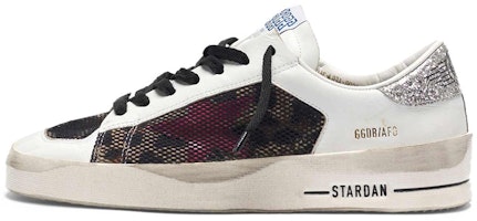 (Women) Golden Goose Stardan 'Leopard Star Glitter Heel' G35WS959.C9 (Women) Golden Goose Stardan 'Leopard Star Glitter Heel' G35WS959.C9