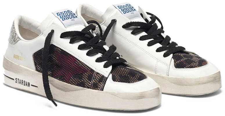 (W) Golden Goose Stardan ''Luipaard Ster Glitter Hak'' G35WS959.C9 Order (W) Golden Goose Stardan ''Luipaard Ster Glitter Hak'' G35WS959.C9