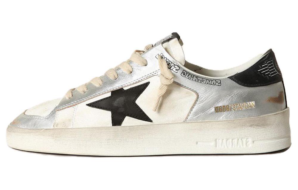 (Women) Golden Goose Stardan 'Silver Low Top' GWF00128.F003447.10250
