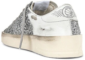 Golden Goose Stardan 時尚板鞋 女款 銀白 做舊版 Shop Golden Goose Stardan 時尚板鞋 女款 銀白 做舊版