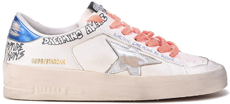 (W) Golden Goose Stardan ''Blanc Bleu Éclat Usé'' GWF00128.F002697.10944 Order (W) Golden Goose Stardan ''Blanc Bleu Éclat Usé'' GWF00128.F002697.10944