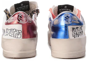 Purchase Golden Goose Stardan 系帶休閒 時尚板鞋 女款 白亮藍 老化版