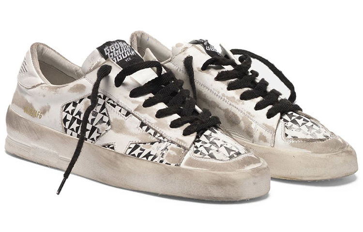 Order (W) Golden Goose Stardan ''Étoile Blanche Damier'' G35WS959.E2