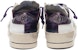 (W) Golden Goose Stardan 'Putih Usang dengan Tumit Metalik Ungu' G35WS959.C3