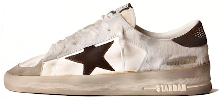 (Women) Golden Goose Stardan 'White Leather Low-Top' GWF00128.F004007.81999 (Women) Golden Goose Stardan 'White Leather Low-Top' GWF00128.F004007.81999