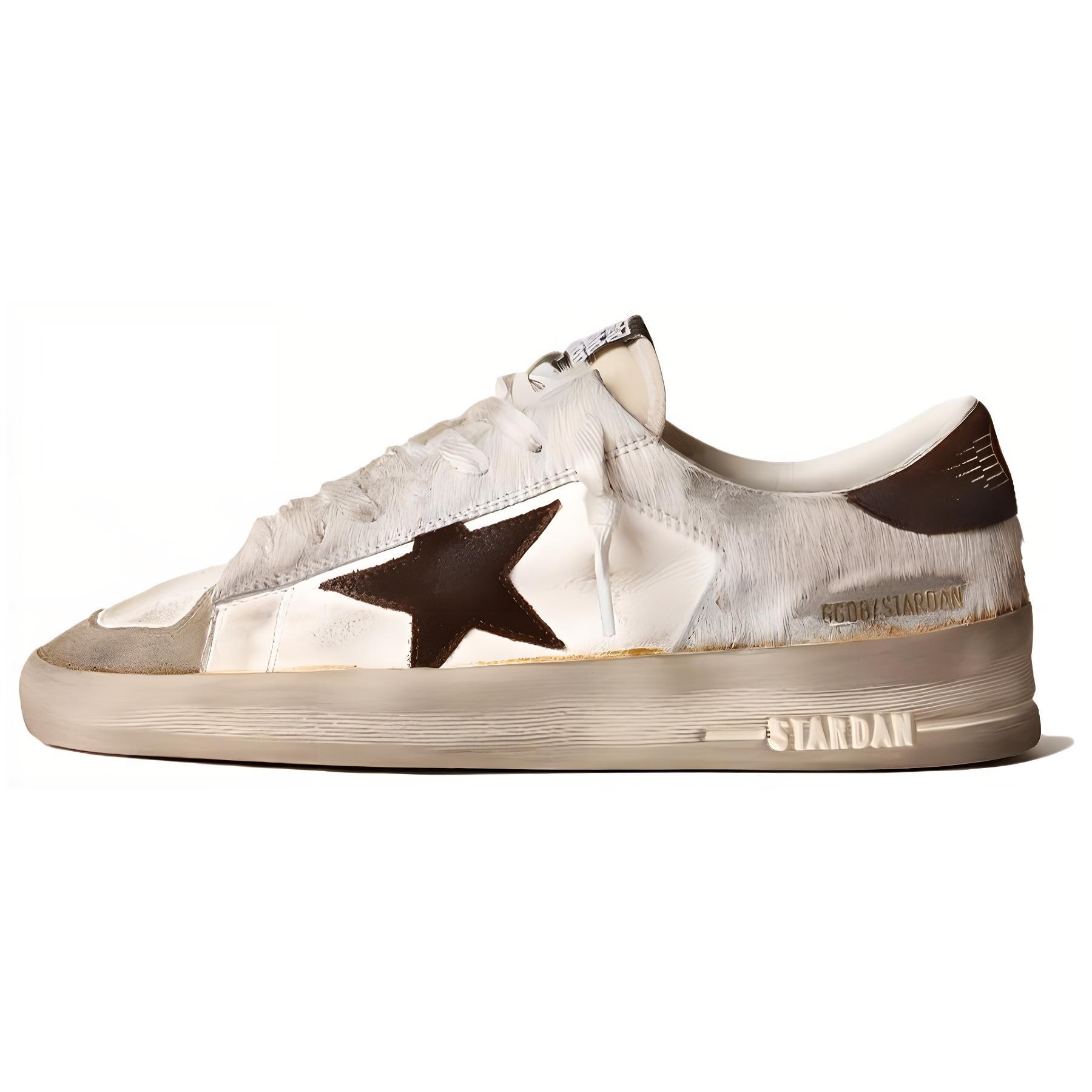 (Women) Golden Goose Stardan 'White Leather Low-Top' GWF00128.F004007.81999