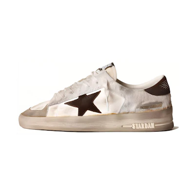 (W) Golden Goose Stardan 'White Leather Low-Top'