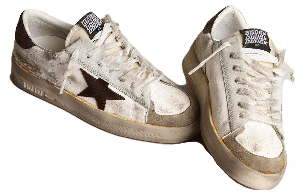Lookbook (W) Golden Goose Stardan 'Sneakers Kulit Putih Low-Top' GWF00128.F004007.81999