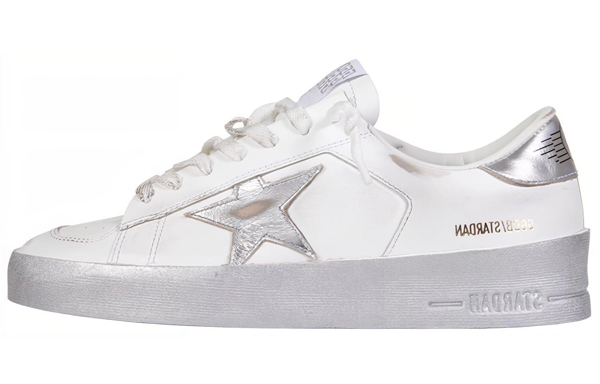(Women) Golden Goose Stardan 'White Silver Retro'