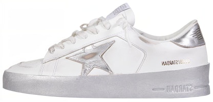 (Women) Golden Goose Stardan 'White Silver Retro' GWF00128.F002187.80185 (Women) Golden Goose Stardan 'White Silver Retro' GWF00128.F002187.80185