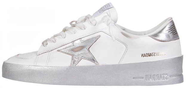 (W) 골든구스 스타단 "화이트 실버 레트로" GWF00128.F002187.80185 Buy (W) 골든구스 스타단 "화이트 실버 레트로" GWF00128.F002187.80185