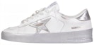 Buy (W) Golden Goose Stardan 'Putih Perak Retro'. GWF00128.F002187.80185