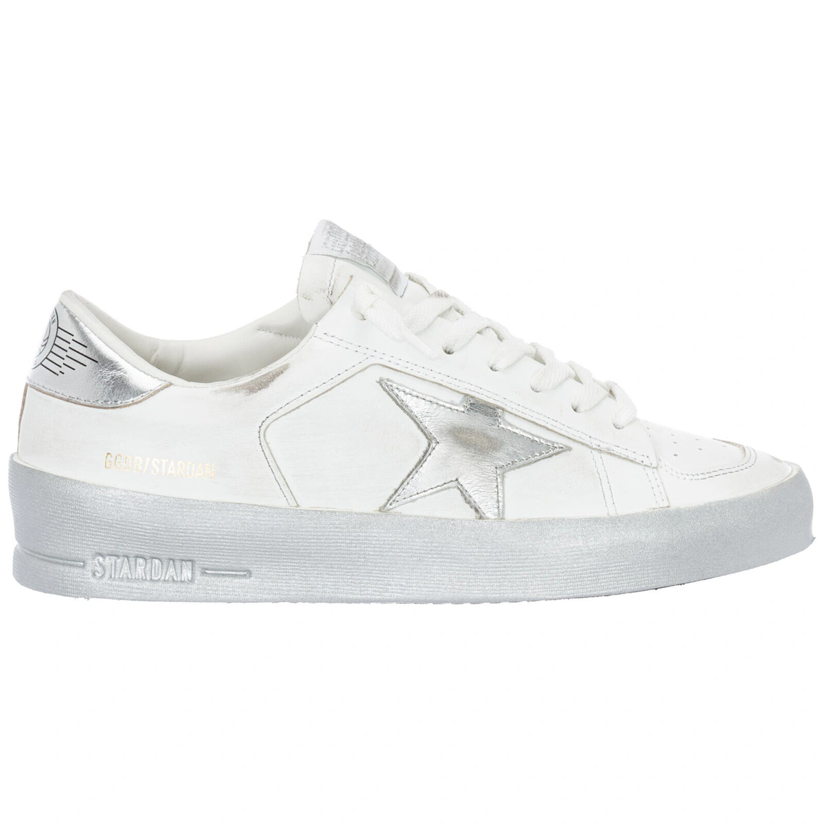 (Women) Golden Goose Stardan 'White Silver Retro'
