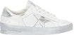 (W) Golden Goose Stardan 'Putih Perak Retro'. GWF00128.F002187.80185