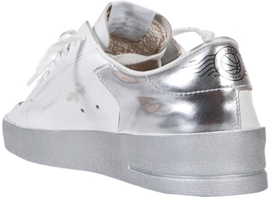 (W) Golden Goose Stardan 'Putih Perak Retro'. GWF00128.F002187.80185 Lookbook (W) Golden Goose Stardan 'Putih Perak Retro'. GWF00128.F002187.80185