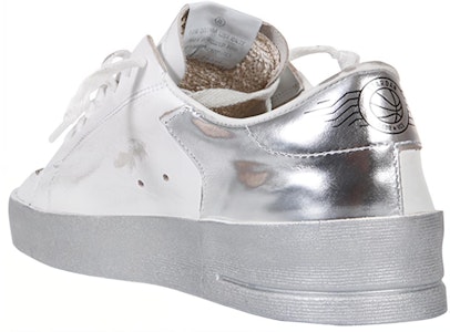 (W) 골든구스 스타단 "화이트 실버 레트로" GWF00128.F002187.80185 Shop (W) 골든구스 스타단 "화이트 실버 레트로" GWF00128.F002187.80185