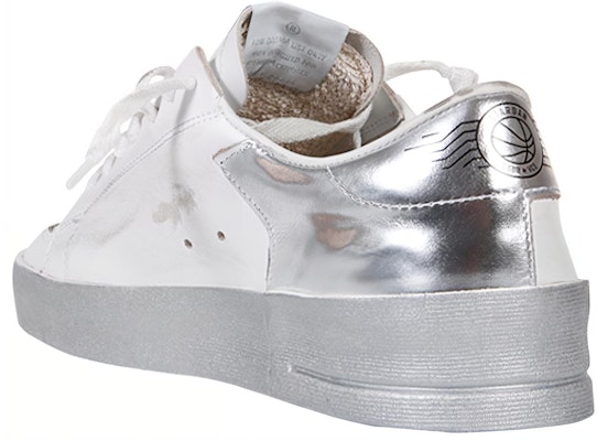 (Women) Golden Goose Stardan 'White Silver Retro' GWF00128.F002187.80185 Shop (Women) Golden Goose Stardan 'White Silver Retro' GWF00128.F002187.80185