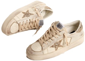 Golden Goose Stardan 圓頭繫帶 低筒 板鞋 女款 淺棕色 Lookbook Golden Goose Stardan 圓頭繫帶 低筒 板鞋 女款 淺棕色
