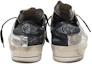 Shop (W) Golden Goose Stardan Ltd ''Argent Blanc Noir avec Motif Floral'' G35WS959.D7