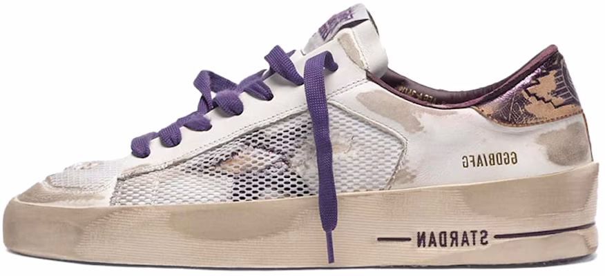 (W) Golden Goose Stardan Ltd 'Perak Putih Ungu Emas Terusik' G35WS959.C7 Buy (W) Golden Goose Stardan Ltd 'Perak Putih Ungu Emas Terusik' G35WS959.C7