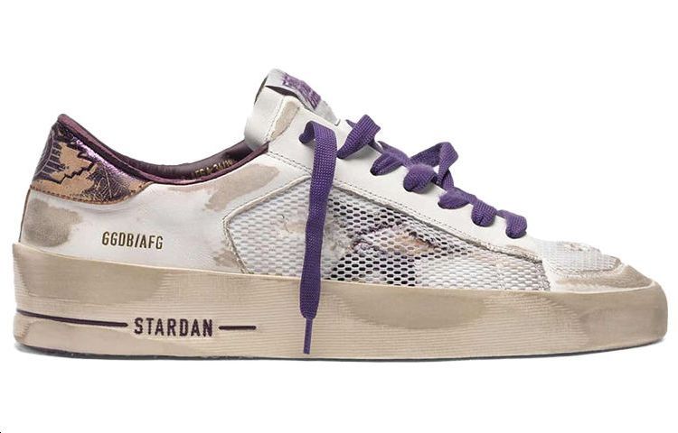 Order (W) Golden Goose Stardan Ltd 'Perak Putih Ungu Emas Distressed' G35WS959.C7